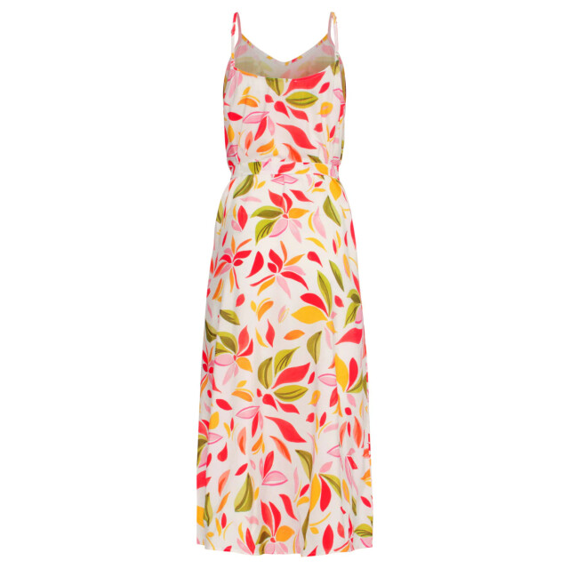 Smashed Lemon 25157 midi jurk met multi bladprint | 25157-000-998 large