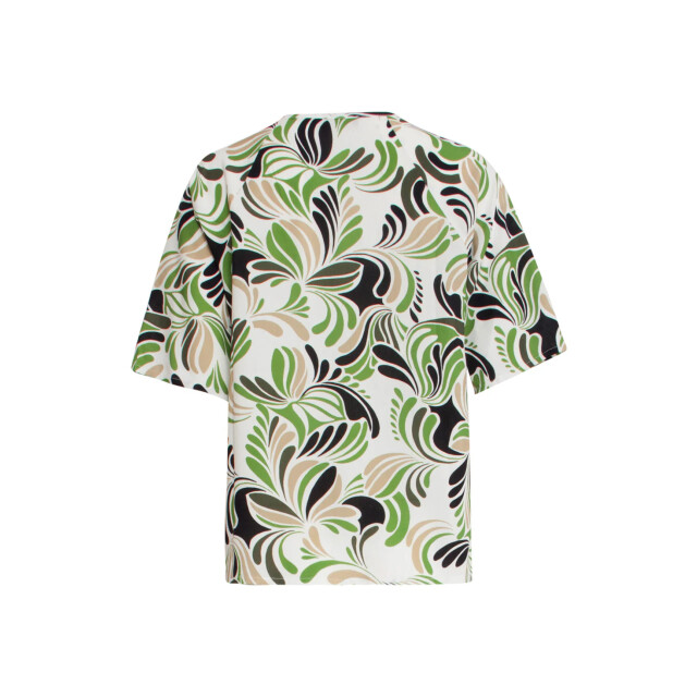 Smashed Lemon 25154 te top met grafisch print, matcha | sand-light 25154-720-500 large