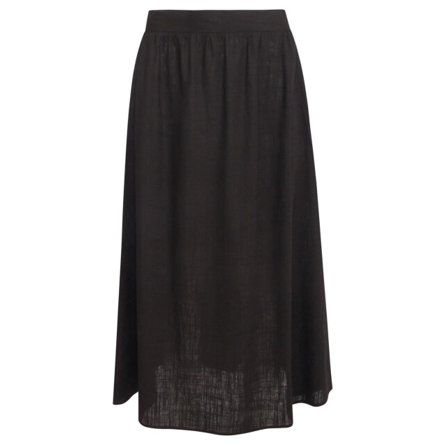 Smashed Lemon 25149 e linnen midi rok | 25149-999-4XL large