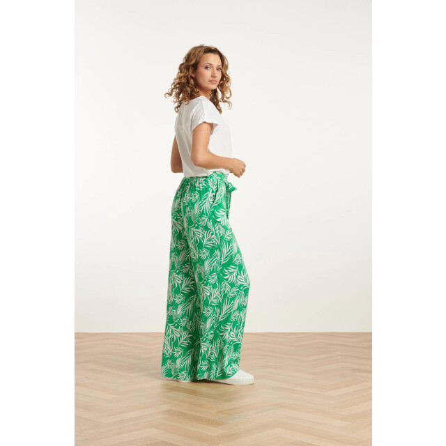 Smashed Lemon 25148 te linnen top met v-hals | 25148-000-3XL large