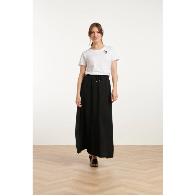 Smashed Lemon 25143 e rayon satin maxi rok | 25143-999-4XL large