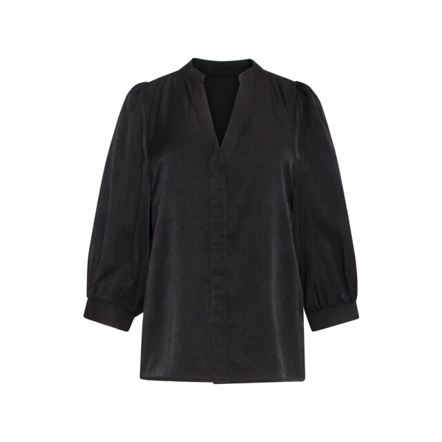 Smashed Lemon 25142 e rayon satijnen blouse | 25142-999-M large