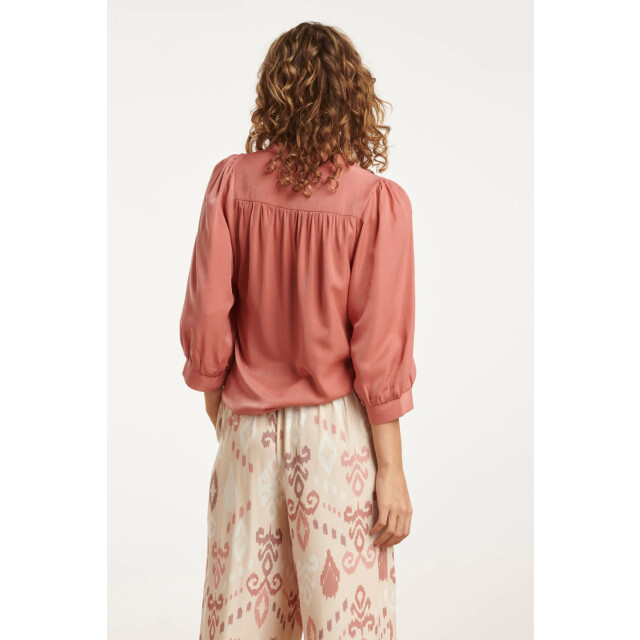 Smashed Lemon 25142 rayon satijn blouse | 25142-421-XXL large