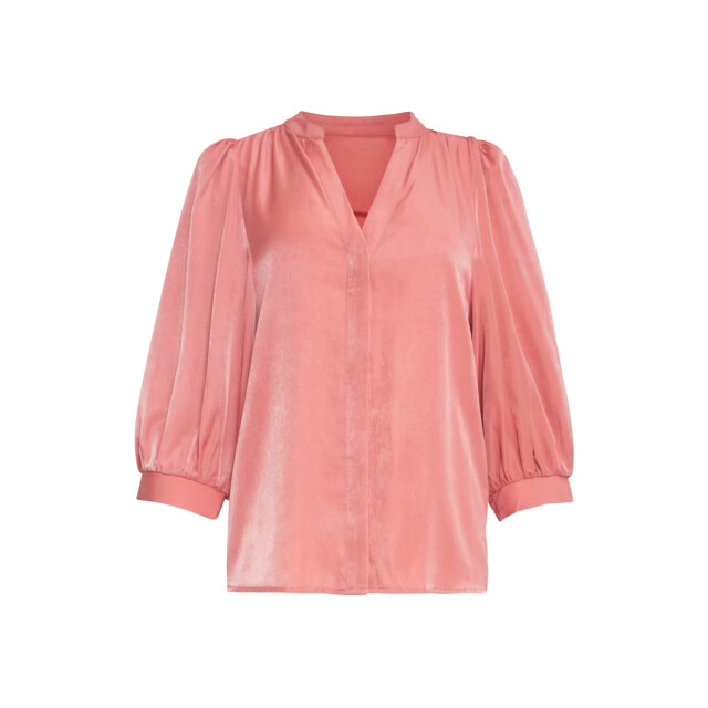 Smashed Lemon 25142 rayon satijn blouse | 25142-421-XXL large