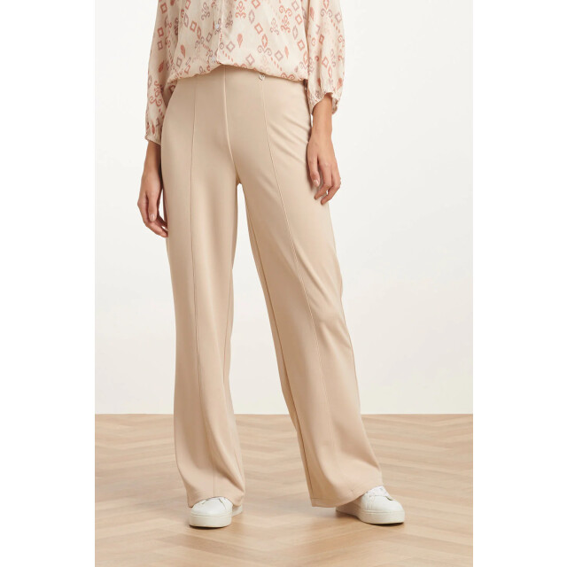 Smashed Lemon 25140 wide straight leg stretch broek | 25140-720-3XL large