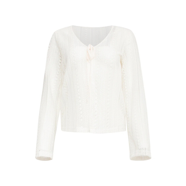 Smashed Lemon 25121 lace cardigan met striksluiting | 25121-010-XS large