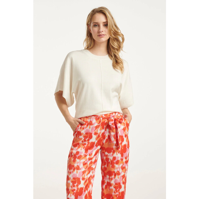 Smashed Lemon 25103 off- loose knitted top met 3/4 kimono mouwen 25103-010-M large