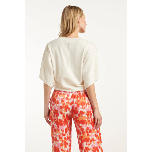 Smashed Lemon 25103 off- loose knitted top met 3/4 kimono mouwen 25103-010-M large