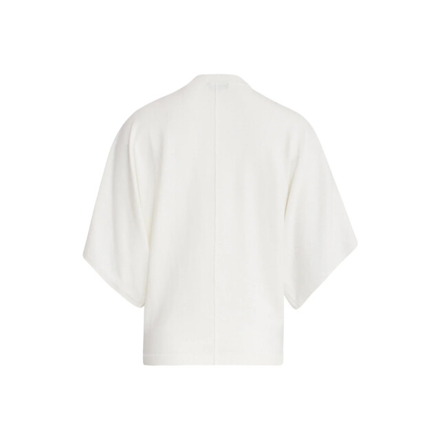 Smashed Lemon 25103 off- loose knitted top met 3/4 kimono mouwen 25103-010-M large