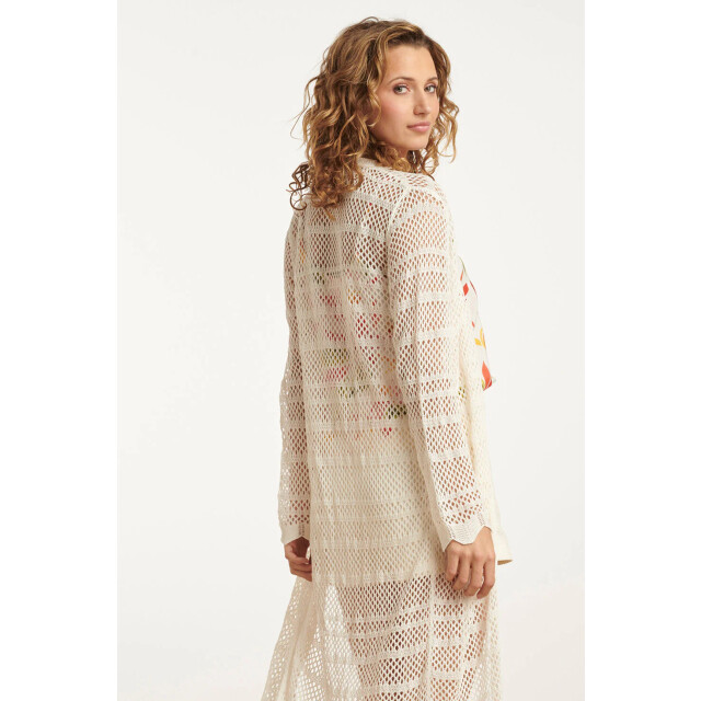 Smashed Lemon 25094 maxi cardigan | 25094-010-XL large