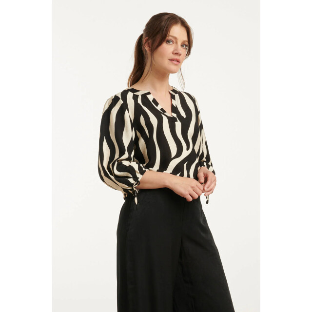 Smashed Lemon 25076 e zebra print top | 25076-010-999 large