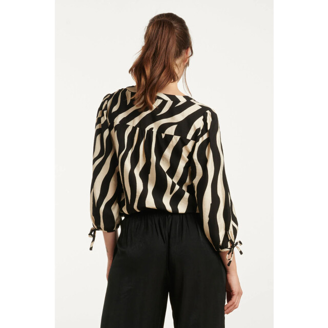 Smashed Lemon 25076 e zebra print top | 25076-010-999 large