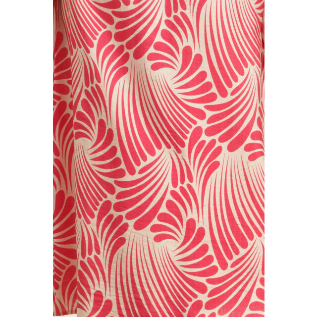 Smashed Lemon 25072 midi jurk met grafische print | 25072-420-000 large