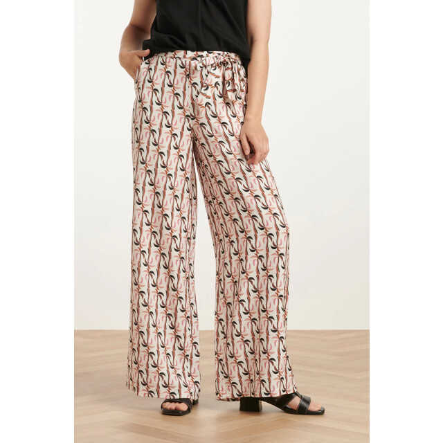 Smashed Lemon 25059 marocain broek met palmprint | 25059-720-998 large
