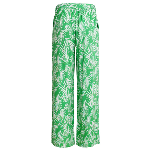 Smashed Lemon 25047 stretchy flowy broek met bladprint | 25047-530-000 large