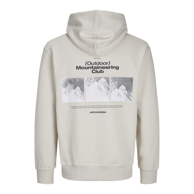 Jack & Jones Jcoalpha mountain print sweat hood beige 5209.05.0039 large