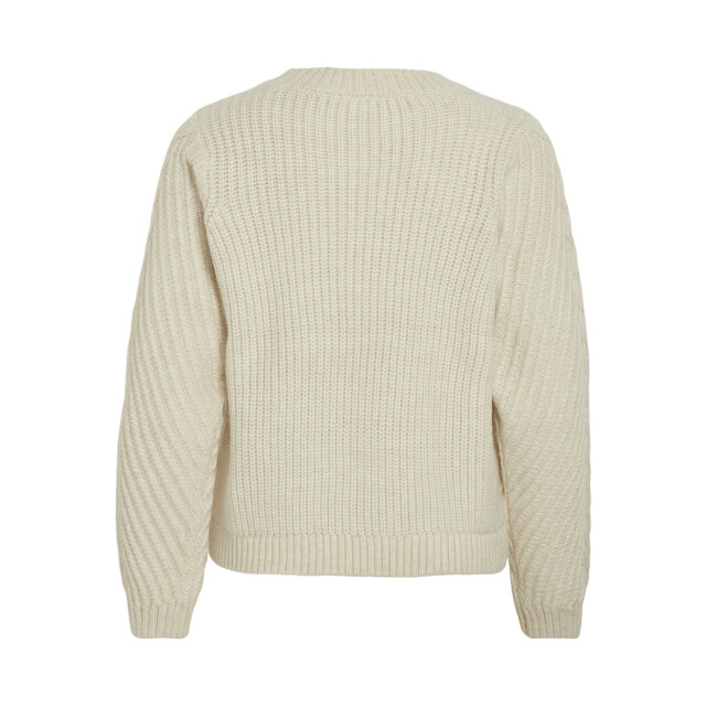 Vila Vierin ls o-neck cable knit top ecru 4219.03.0037 large