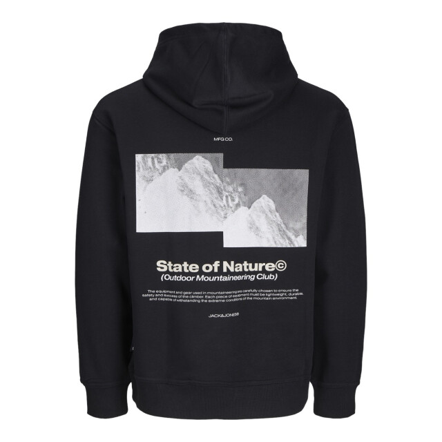 Jack & Jones Jcoalpha mountain print sweat hood - 5209.80.0253 large
