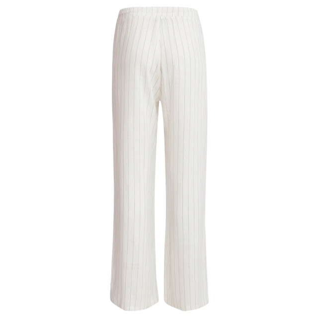 Smashed Lemon 25131 te pinstripe linnen broek | 25131-000-999 large