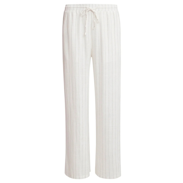 Smashed Lemon 25131 te pinstripe linnen broek | 25131-000-999 large