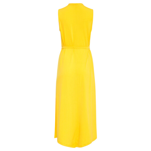 Smashed Lemon 25173 stretch midi jurk met v-hals | 25173-150-S large