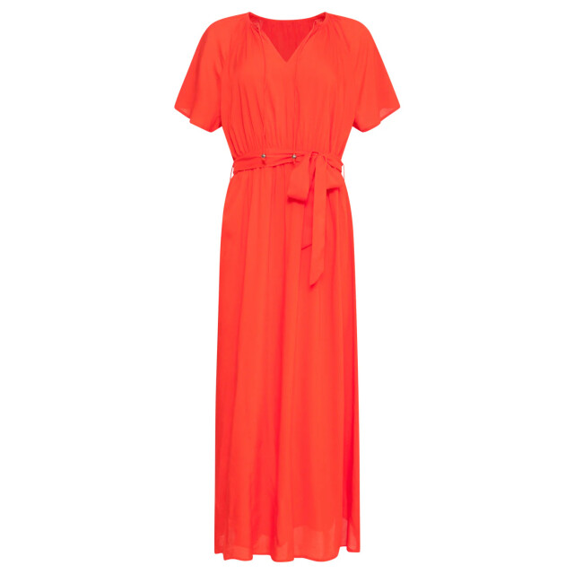 Smashed Lemon 25191 viscose midi jurk | 25191-450-M large
