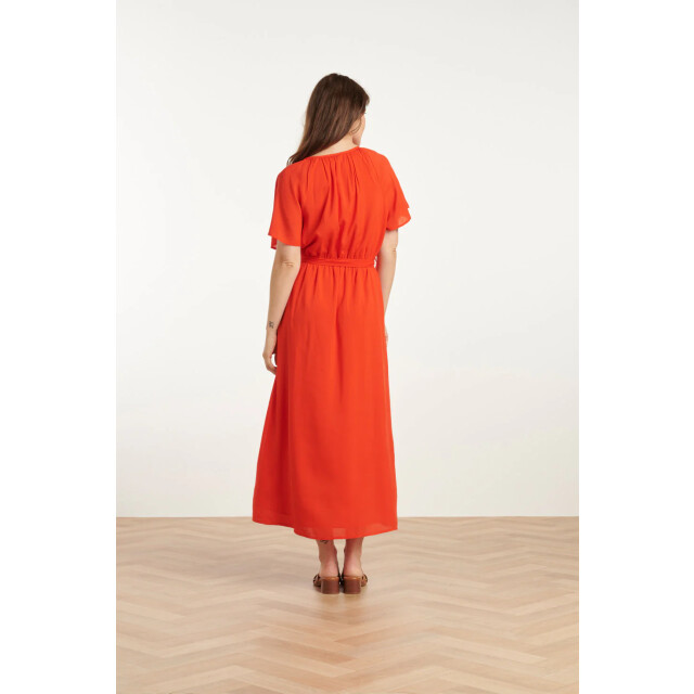 Smashed Lemon 25191 viscose midi jurk | 25191-450-M large