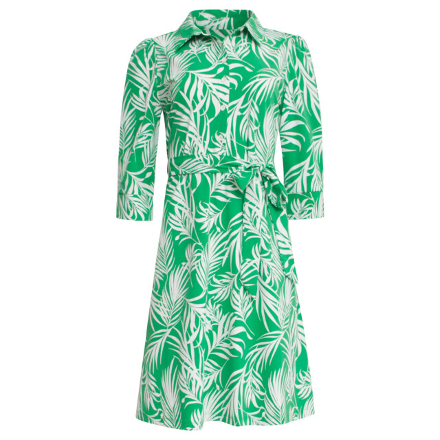 Smashed Lemon 25246 te jurk met bladerenprinttravelkwaliteit | 25246-530-000 large