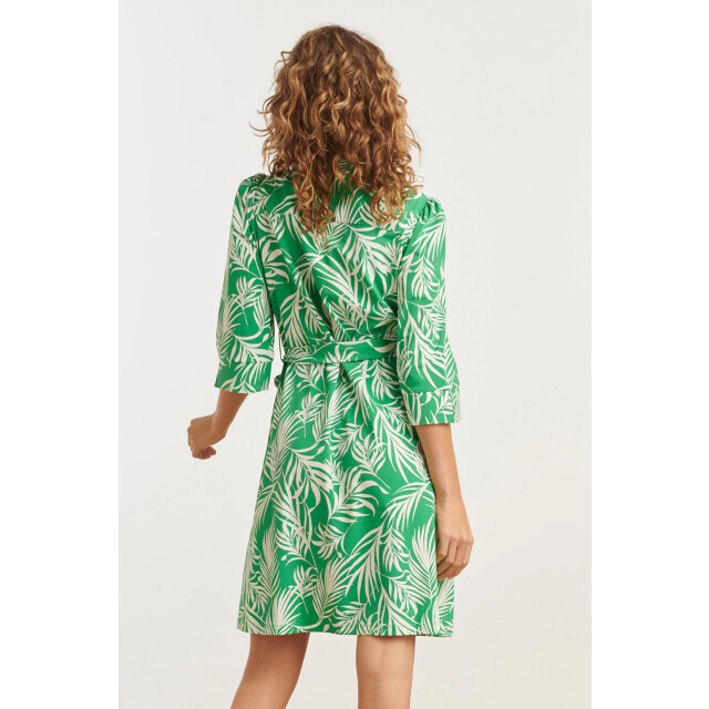 Smashed Lemon 25246 te jurk met bladerenprinttravelkwaliteit | 25246-530-000 large