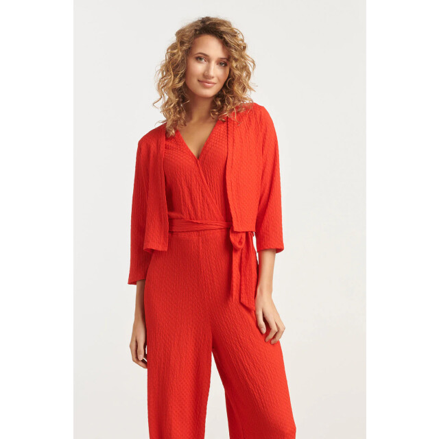 Smashed Lemon 25269 stretchy crinkle bolero | 25269-450-4XL large