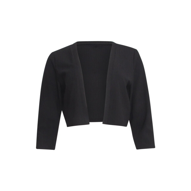 Smashed Lemon 25271 e stretchy crinkle bolero | 25271-999-M large