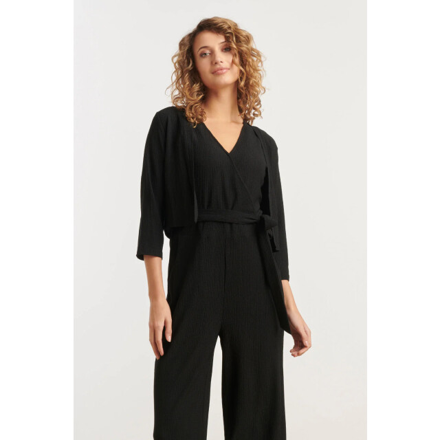 Smashed Lemon 25271 e stretchy crinkle bolero | 25271-999-M large
