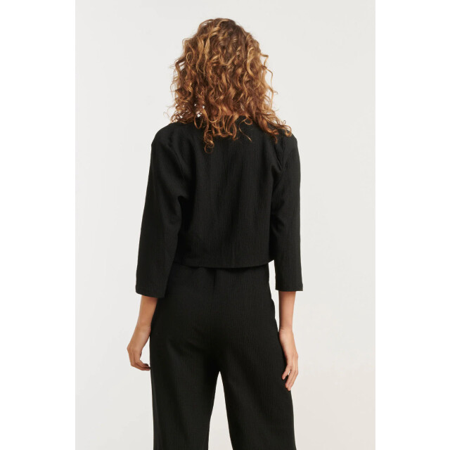 Smashed Lemon 25271 e stretchy crinkle bolero | 25271-999-M large
