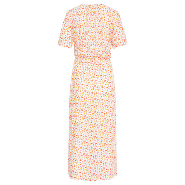 Smashed Lemon 25009 v- hals maxi jurk met polka dot print | 25009-000-998 large