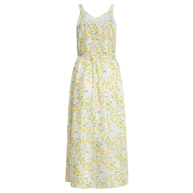 Smashed Lemon 25011 midi strappy jurk met citroenprint | 25011-000-998 large