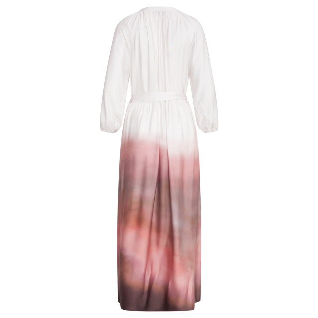 Smashed Lemon 25021 maxi jurk met vintage mauve ombre print | off 25021-010-421 large