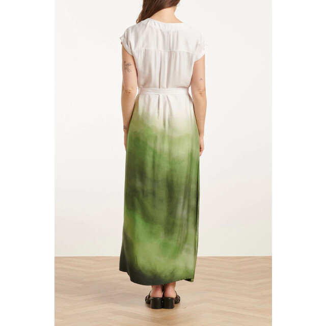 Smashed Lemon 25024 midi jurk met v-paneelombre print – | off 25024-010-500 large