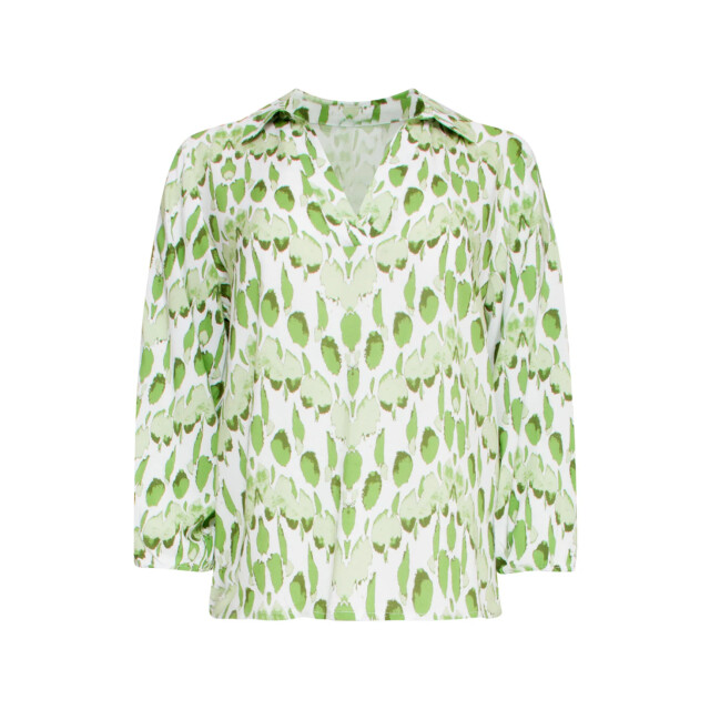 Smashed Lemon 25031 v-hals bloes met slangenprint | 25031-000-500 large