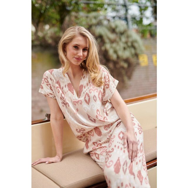 Smashed Lemon 25044 flowy aztec print broeknude tinten | 25044-720-998 large