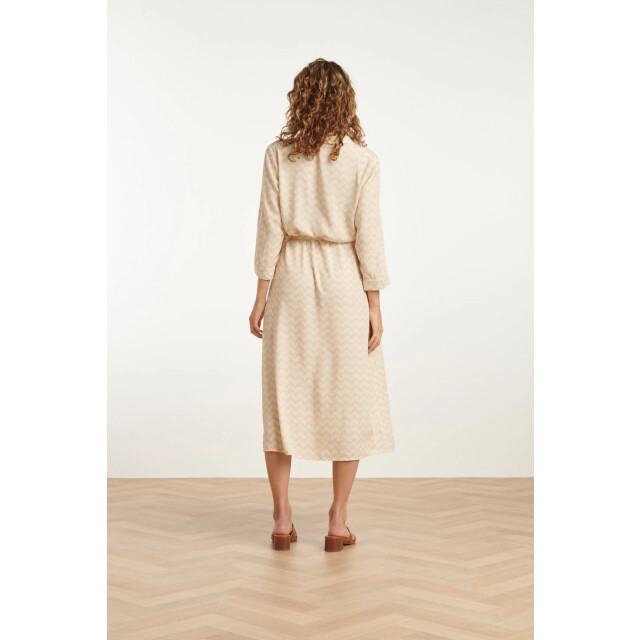 Smashed Lemon 25065 midi jurk met schelpenprint | 25065-720-000 large