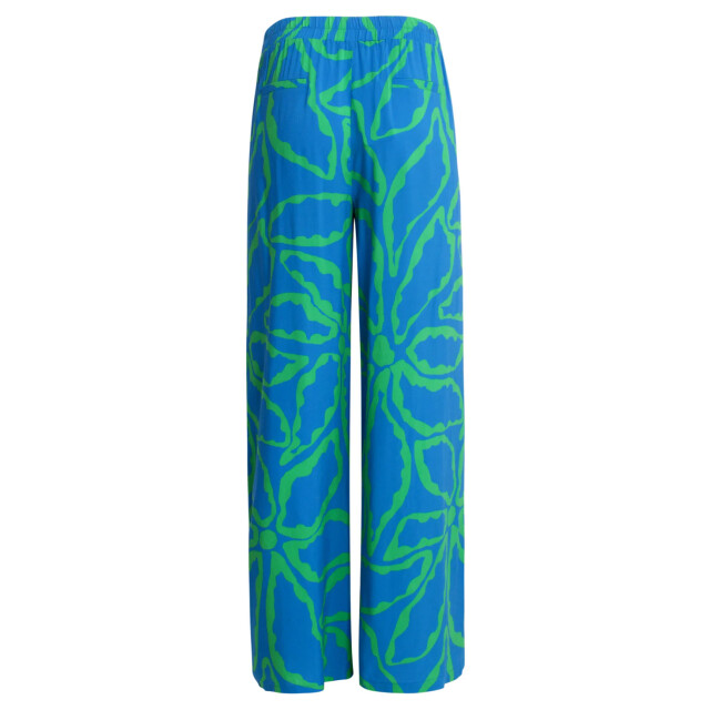 Smashed Lemon 25069 wijde broek met grafische bloemenprintfelgras | 8720331323273 large