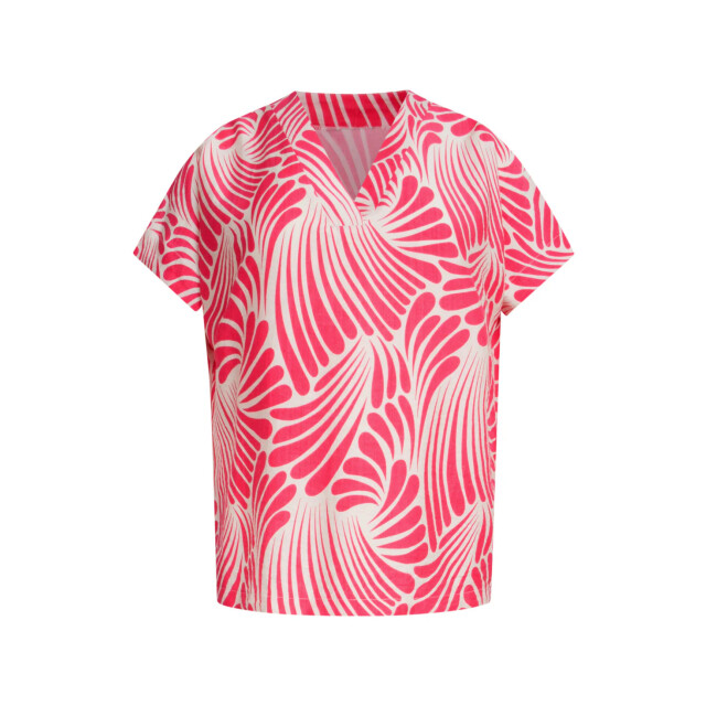 Smashed Lemon 25073 top met grafisch print | 25073-420-000 large