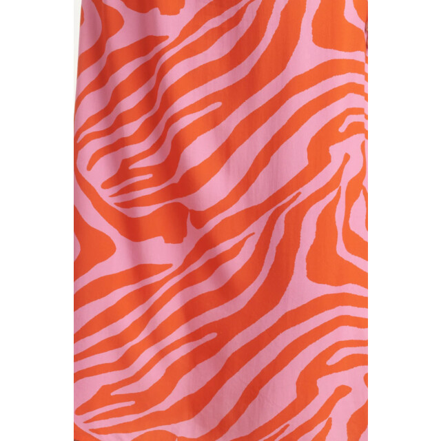 Smashed Lemon 25086 summer maxi shirt jurk met dierenprint | 25086-420-250 large