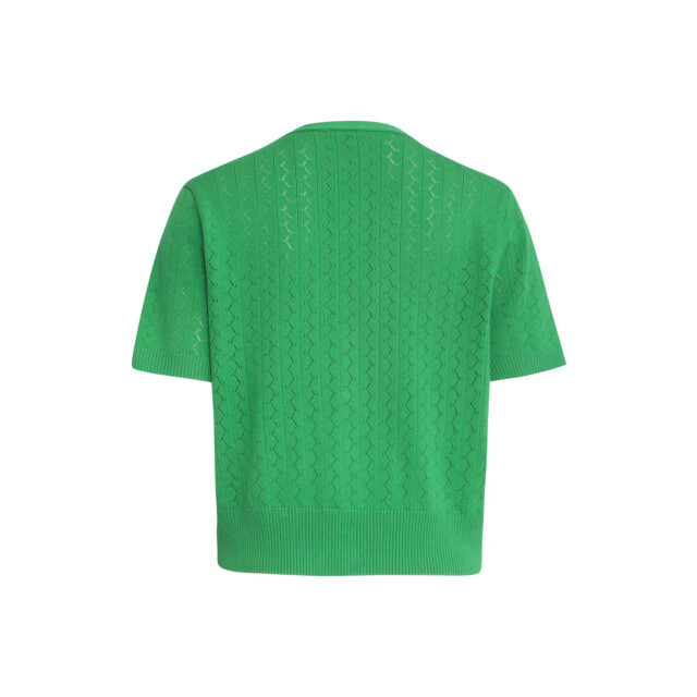 Smashed Lemon 25104 fel groen gebreid kort vest 25104-530-XXL large