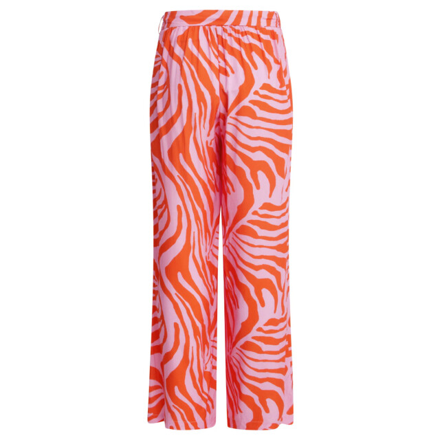 Smashed Lemon 25087 wide pants met dierenprint | 25087-420-250 large