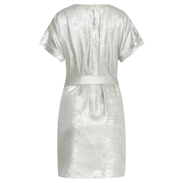 Smashed Lemon 25111 licht metallic zomerjurk | 25111-520-L large