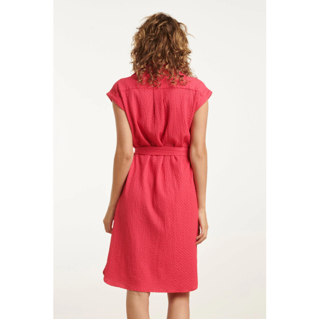 Smashed Lemon 25118 crinkle shirtjurk in roze 25118-420-L large