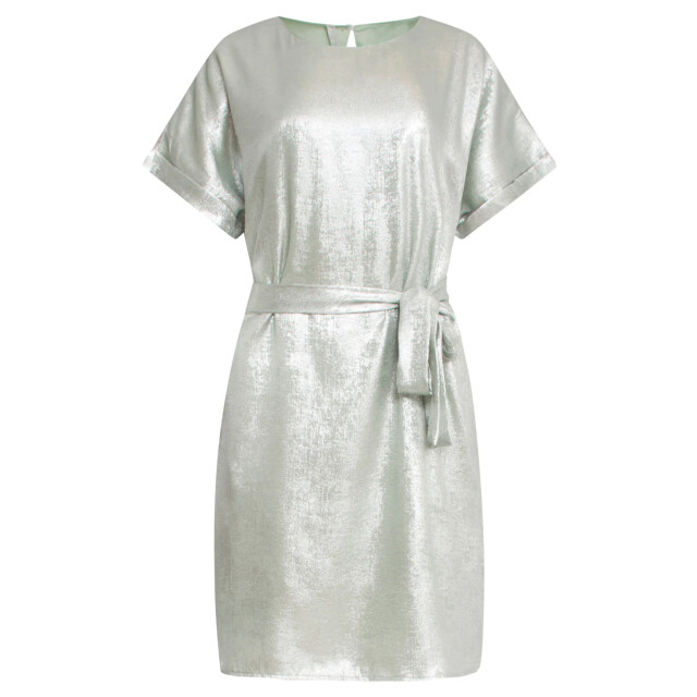 Smashed Lemon 25111 licht metallic zomerjurk | 25111-520-L large