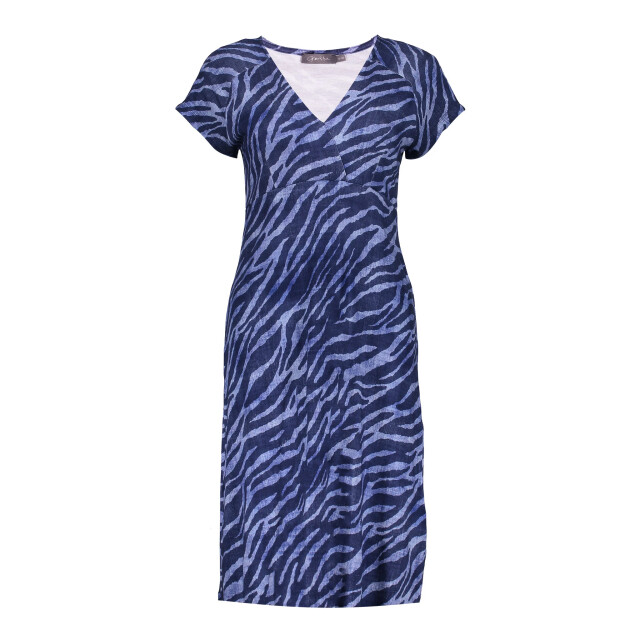 Geisha 57136-60 june 625 dress short sleeves aop pr.03-25-1 blue/blue 57136-60 JUNE 625 large