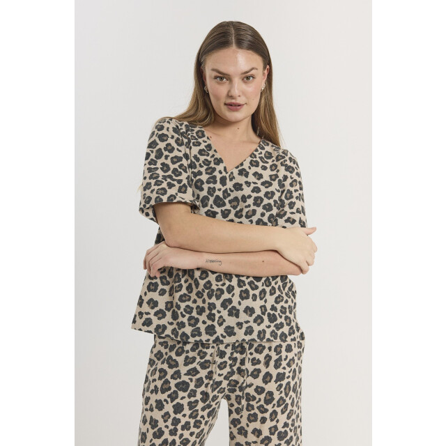 Free Quent Fqlavisco t-shirt leopardprint FQLavisco T-shirt leopardprint large